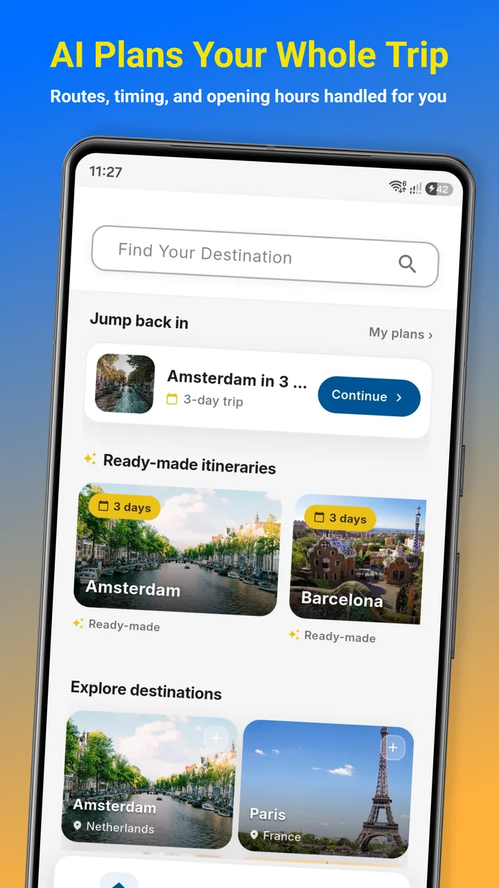 Tourista screenshot 1